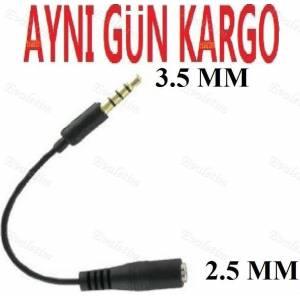 PrimeX PX-25MM 2.5mm/3.5mm AUX Dönüştürücü kablo PrimeX PX-25MM 2.5mm/3.5mm AUX Dönüştürücü kablo