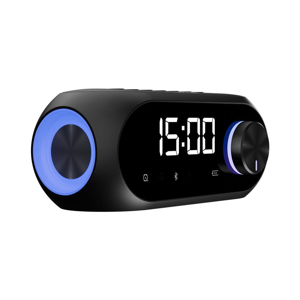 Asonic AS-W6 1200mAh 5W Siyah Bluetooth /Aux/Derece/USB/Saat Alarmlı Bluetooth Hoparlör Asonic AS-W6 1200mAh 5W Siyah Bluetooth /Aux/Derece/USB/Saat Alarmlı Bluetooth Hoparlör