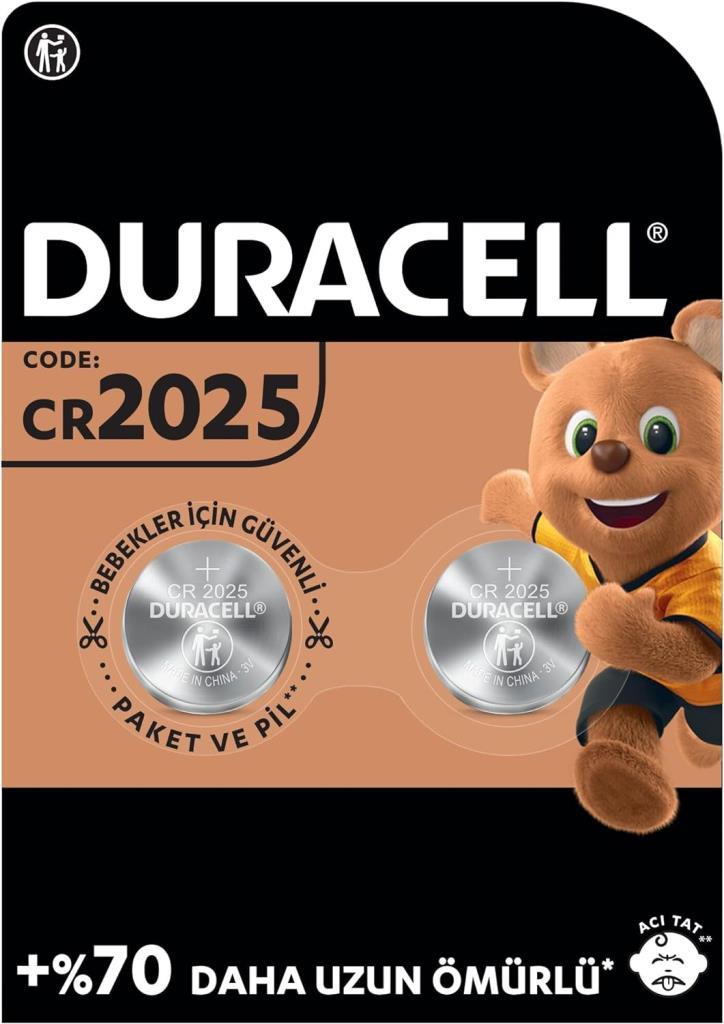 Duracell Cr2025 Lithium 3V Pil Duracell Cr2025 Lithium 3V Pil
