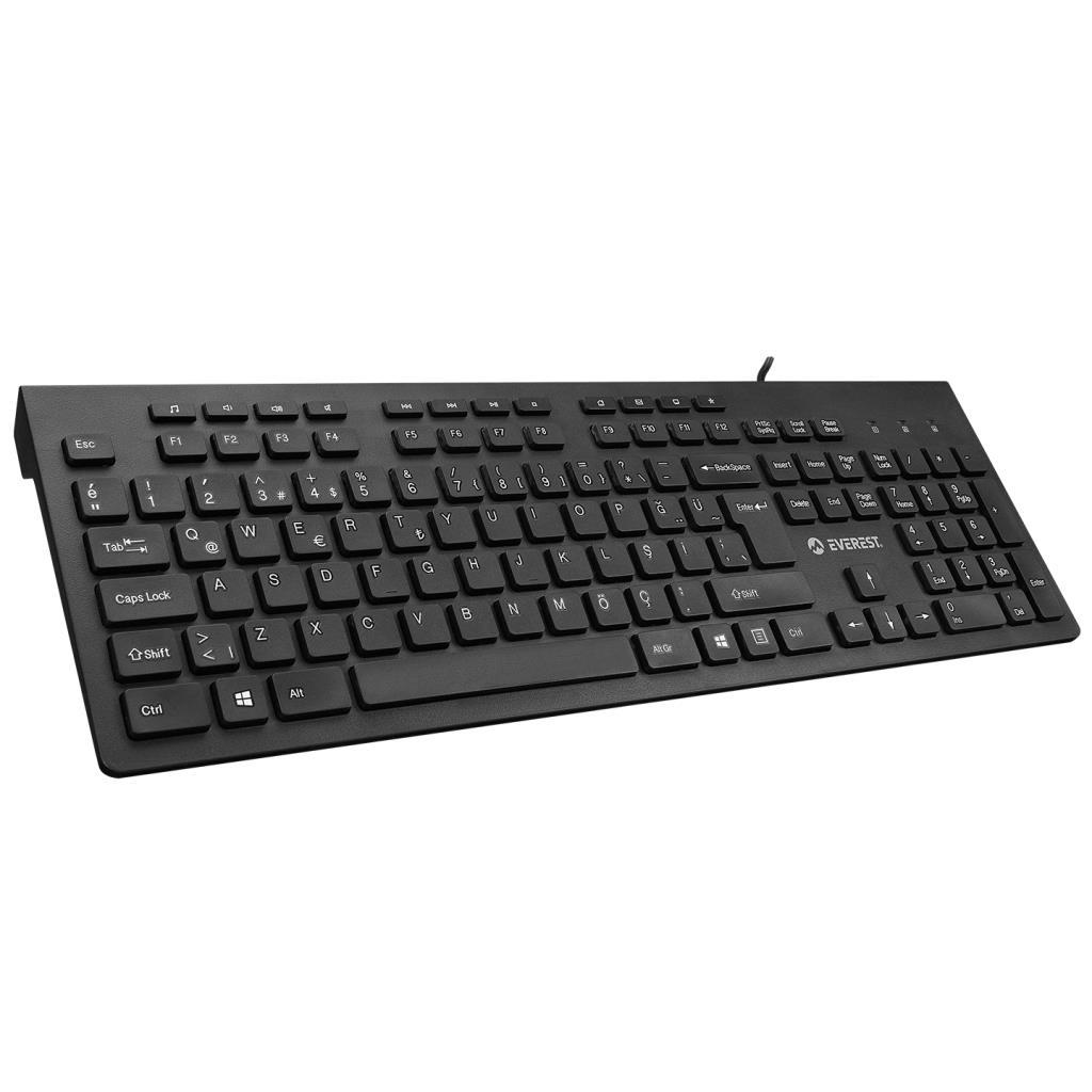 Everest DLK-180 Siyah USB Q Multimedia Klavye Everest DLK-180 Siyah USB Q Multimedia Klavye