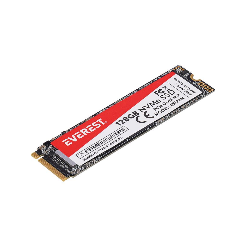 Everest ES128N 128GB 3D NAND Flash 1400MB/1200MB PCIe Gen3 NVMe M.2 SSD (Solid State Drive) Everest ES128N 128GB 3D NAND Flash 1400MB/1200MB PCIe Gen3 NVMe M.2 SSD (Solid State Drive)