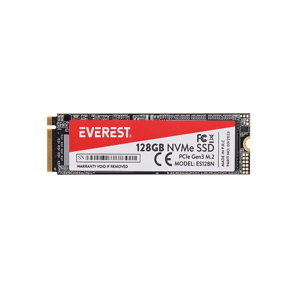 Everest ES128N 128GB 3D NAND Flash 1400MB/1200MB PCIe Gen3 NVMe M.2 SSD (Solid State Drive) Everest ES128N 128GB 3D NAND Flash 1400MB/1200MB PCIe Gen3 NVMe M.2 SSD (Solid State Drive)