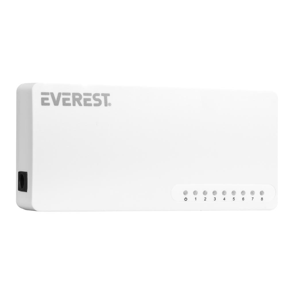 Everest EVERLINK ESF208 8 Port 10/100Mbps RTL8309 Chipset Fast Ethernet Masaüstü Switch Hub Everest EVERLINK ESF208 8 Port 10/100Mbps RTL8309 Chipset Fast Ethernet Masaüstü Switch Hub