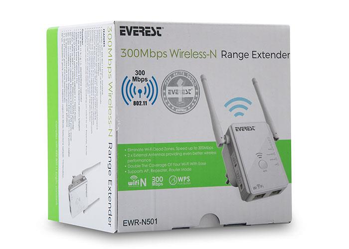 Everest EWR-N501 300Mbps 2.4GHz 1*WAN+1*LAN+WPS Router+AP+Repeater Wifi Range Extender Everest EWR-N501 300Mbps 2.4GHz 1*WAN+1*LAN+WPS Router+AP+Repeater Wifi Range Extender