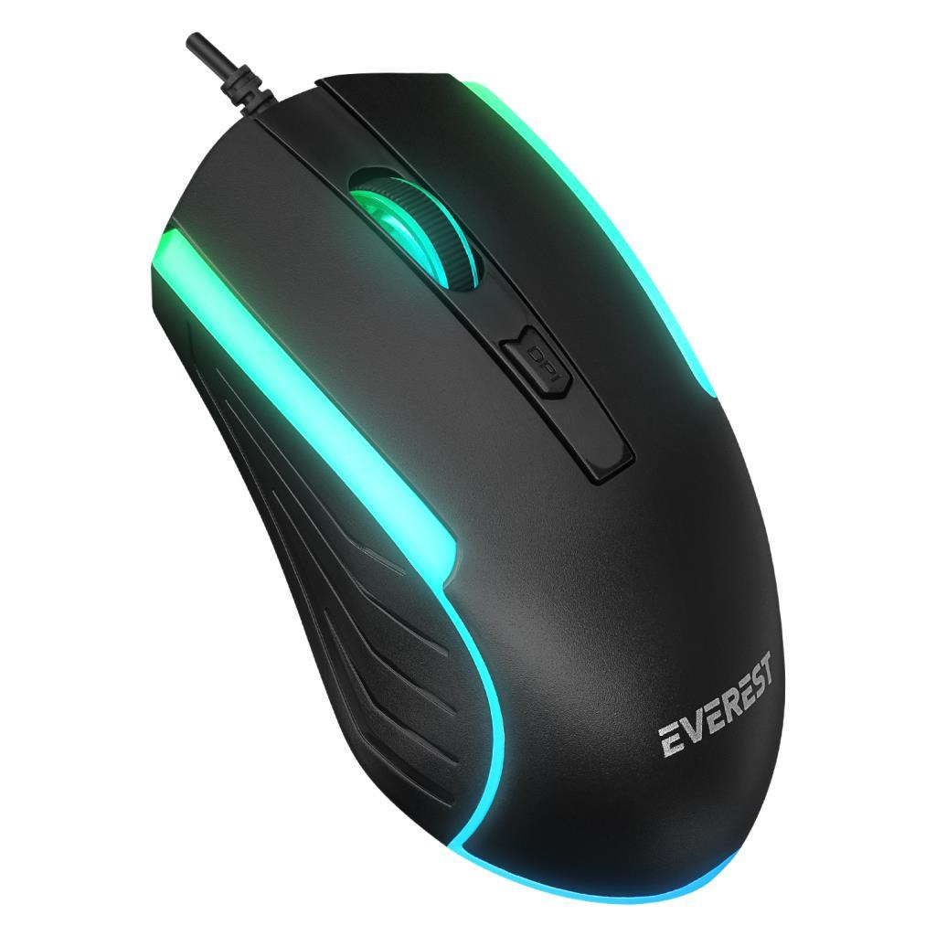 Everest KM-198 Luminax Siyah Gökkuşağı Aydınlatmalı Q Gaming Oyuncu Klavye + Mouse Set Everest KM-198 Luminax Siyah Gökkuşağı Aydınlatmalı Q Gaming Oyuncu Klavye + Mouse Set