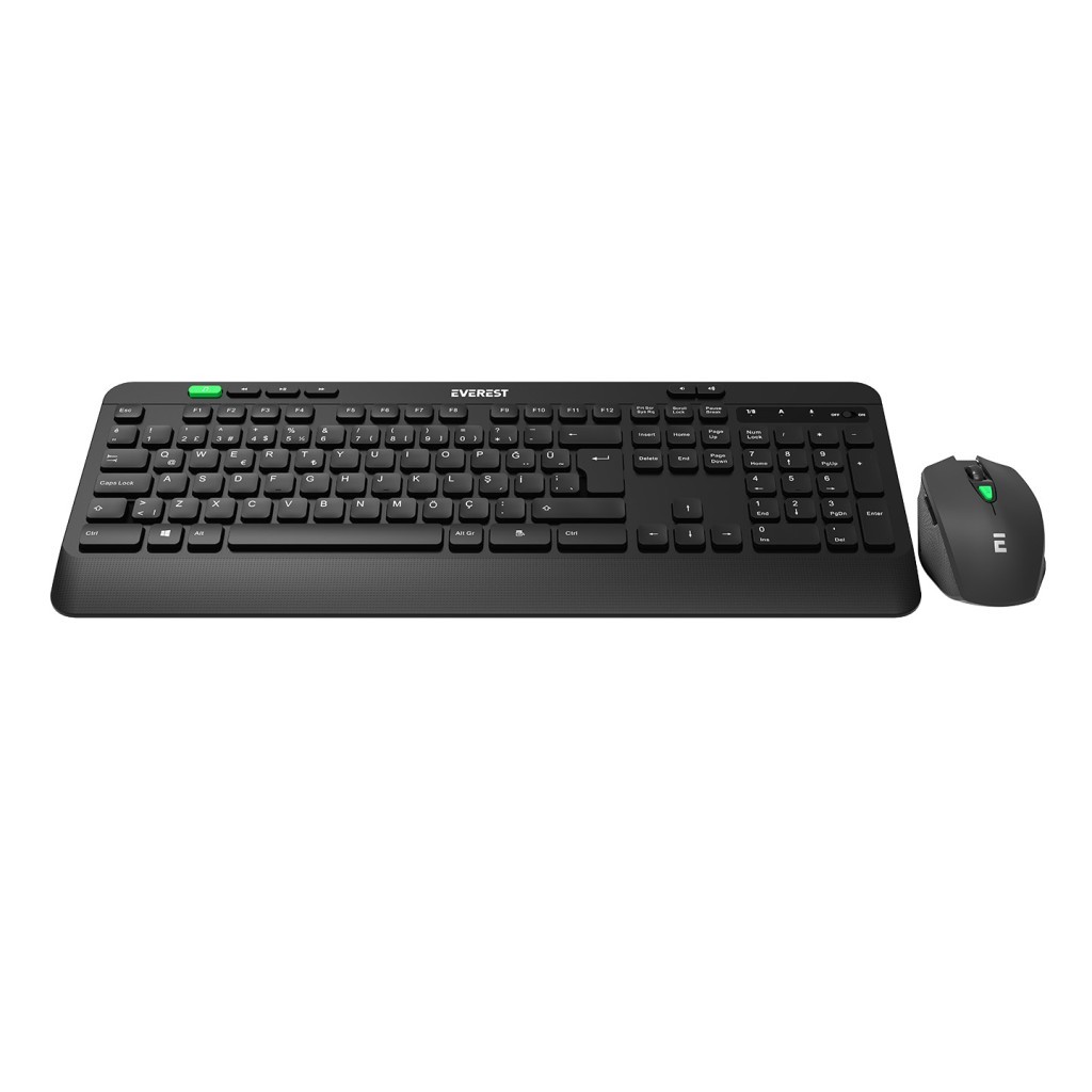 Everest KM-2620 Siyah Usb Sessiz Switch İnce Kablosuz Q Multimedia Klavye + Mouse Set Everest KM-2620 Siyah Usb Sessiz Switch İnce Kablosuz Q Multimedia Klavye + Mouse Set