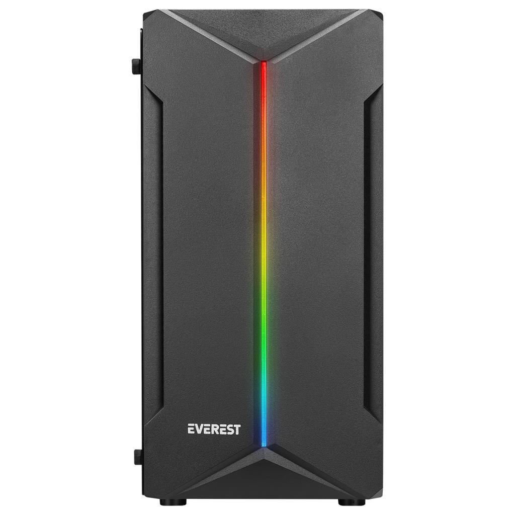 Everest SABER RGB Led Şeritli Peak 250W Akrilik Yan Panel Mini-T Gaming Oyuncu Kasası Everest SABER RGB Led Şeritli Peak 250W Akrilik Yan Panel Mini-T Gaming Oyuncu Kasası