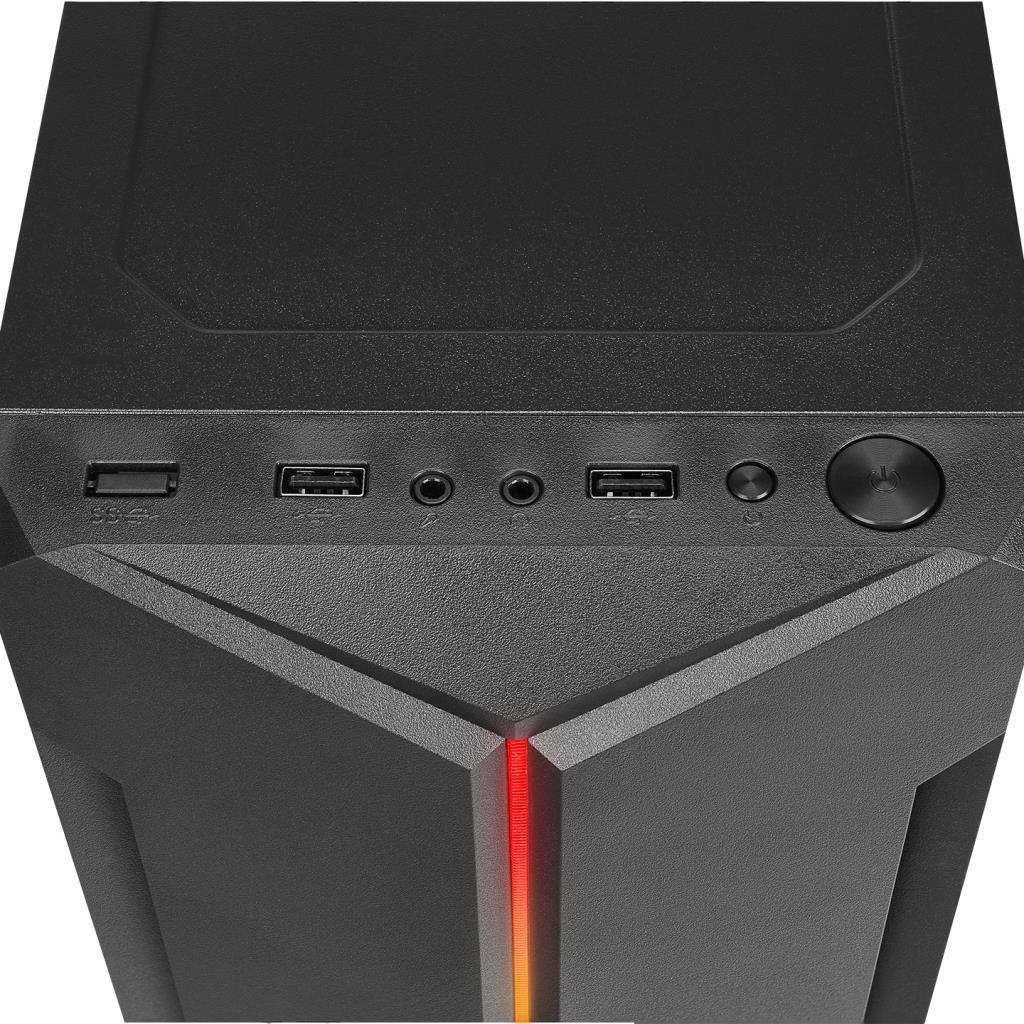 Everest SABER RGB Led Şeritli Peak 250W Akrilik Yan Panel Mini-T Gaming Oyuncu Kasası Everest SABER RGB Led Şeritli Peak 250W Akrilik Yan Panel Mini-T Gaming Oyuncu Kasası
