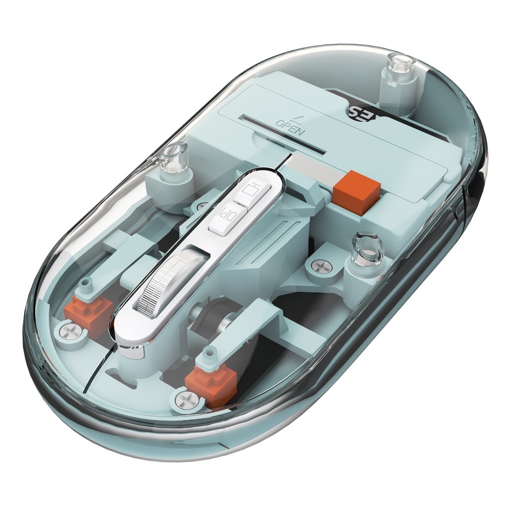 Everest SM-BT29 Glassy Mavi Transparan 2in1 Bluetooth ve 2.4GHz Kablosuz Mouse Everest SM-BT29 Glassy Mavi Transparan 2in1 Bluetooth ve 2.4GHz Kablosuz Mouse
