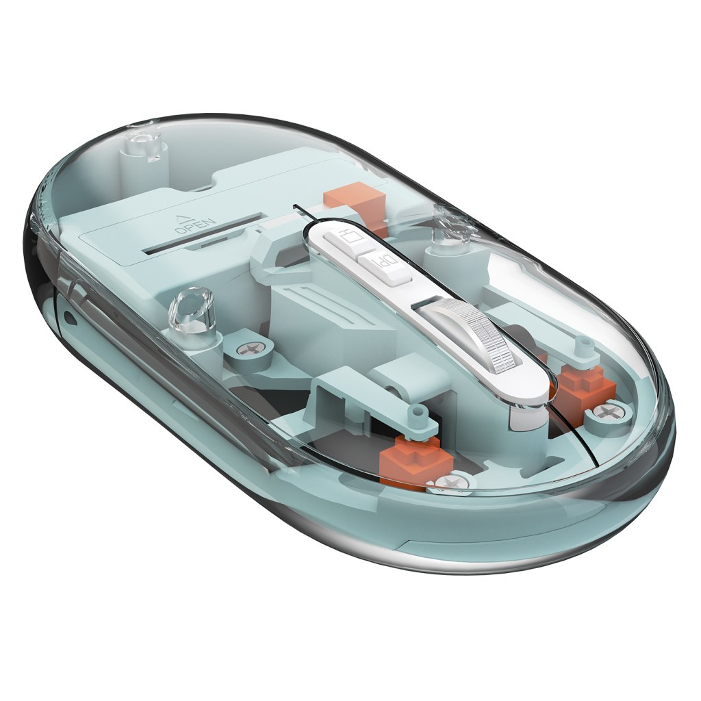 Everest SM-BT29 Glassy Mavi Transparan 2in1 Bluetooth ve 2.4GHz Kablosuz Mouse Everest SM-BT29 Glassy Mavi Transparan 2in1 Bluetooth ve 2.4GHz Kablosuz Mouse