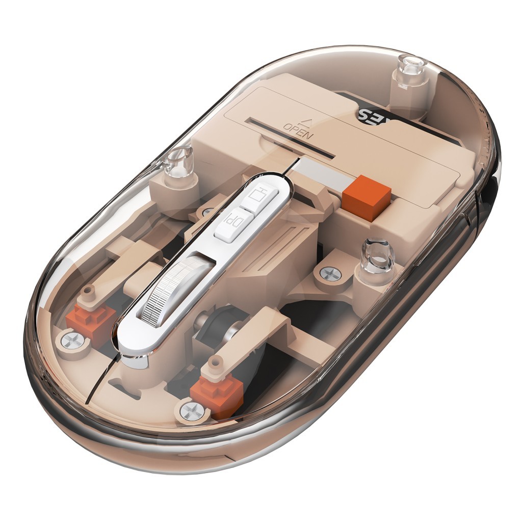 Everest SM-BT29 Glassy Rose Gold Transparan 2in1 Bluetooth ve 2.4GHz Kablosuz Mouse Everest SM-BT29 Glassy Rose Gold Transparan 2in1 Bluetooth ve 2.4GHz Kablosuz Mouse