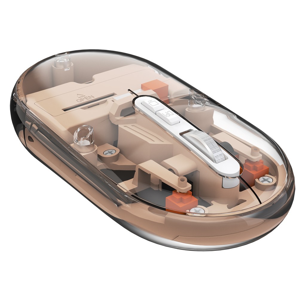 Everest SM-BT29 Glassy Rose Gold Transparan 2in1 Bluetooth ve 2.4GHz Kablosuz Mouse Everest SM-BT29 Glassy Rose Gold Transparan 2in1 Bluetooth ve 2.4GHz Kablosuz Mouse