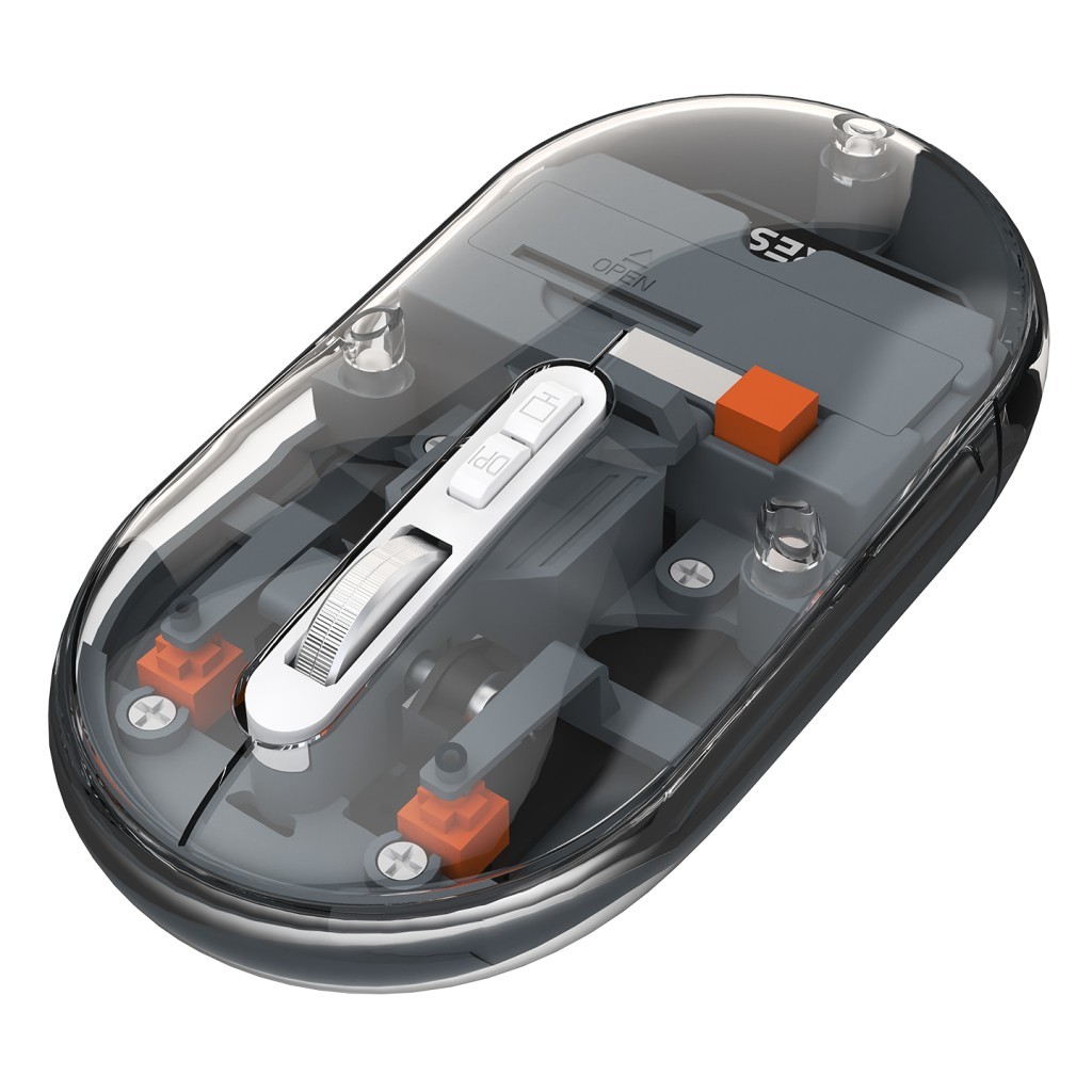Everest SM-BT29 Glassy Usb Gri Transparan 2in1 Bluetooth ve 2.4GHz Kablosuz Mouse Everest SM-BT29 Glassy Usb Gri Transparan 2in1 Bluetooth ve 2.4GHz Kablosuz Mouse