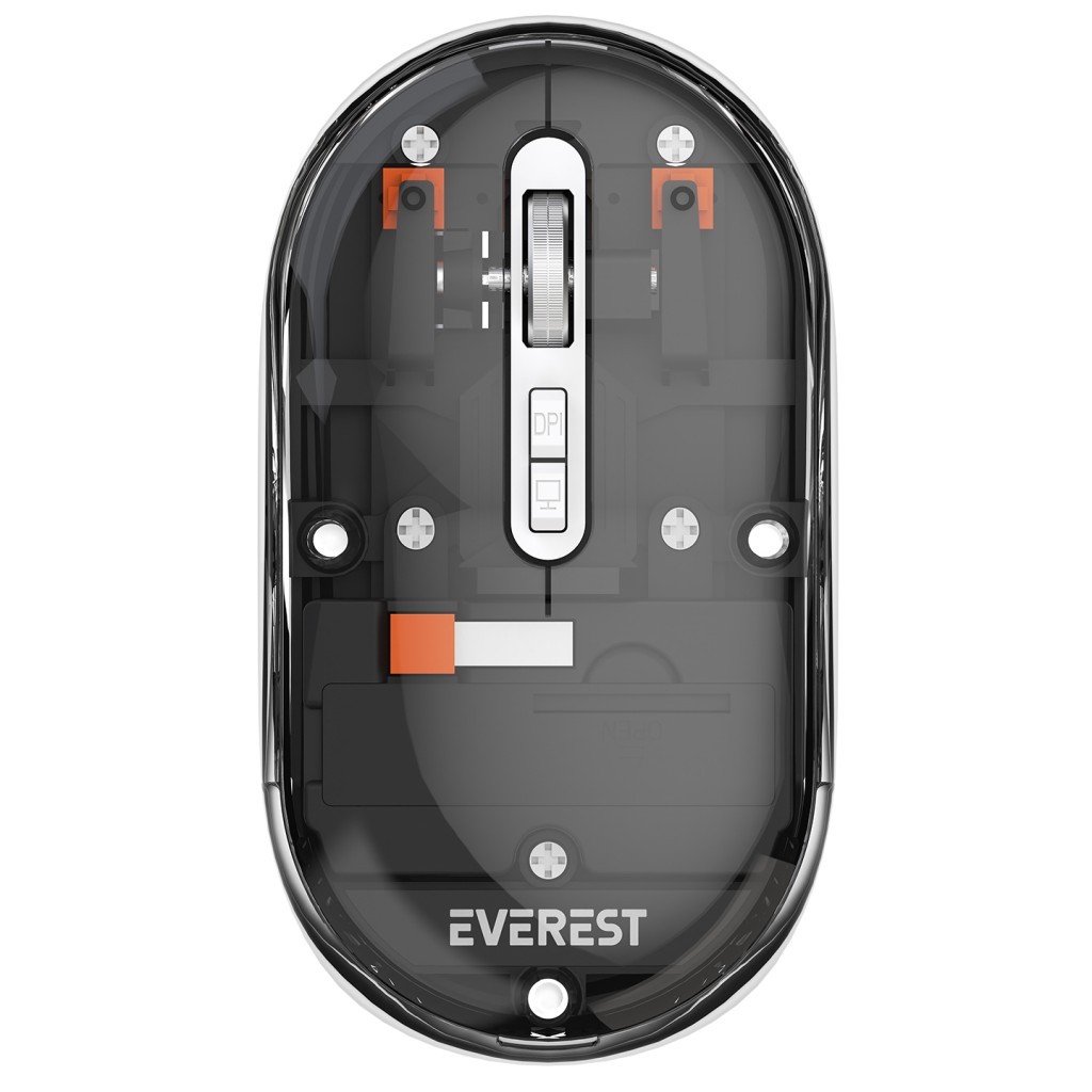 Everest SM-BT29 Glassy Usb Siyah Transparan 2in1 Bluetooth ve 2.4GHz Kablosuz Mouse Everest SM-BT29 Glassy Usb Siyah Transparan 2in1 Bluetooth ve 2.4GHz Kablosuz Mouse