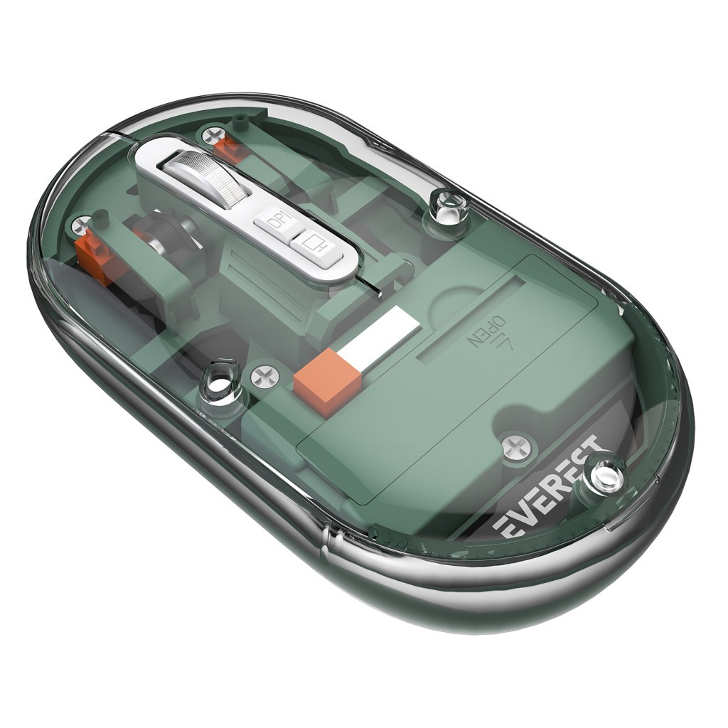 Everest SM-BT29 Glassy Yeşil Transparan 2in1 Bluetooth ve 2.4GHz Kablosuz Mouse Everest SM-BT29 Glassy Yeşil Transparan 2in1 Bluetooth ve 2.4GHz Kablosuz Mouse