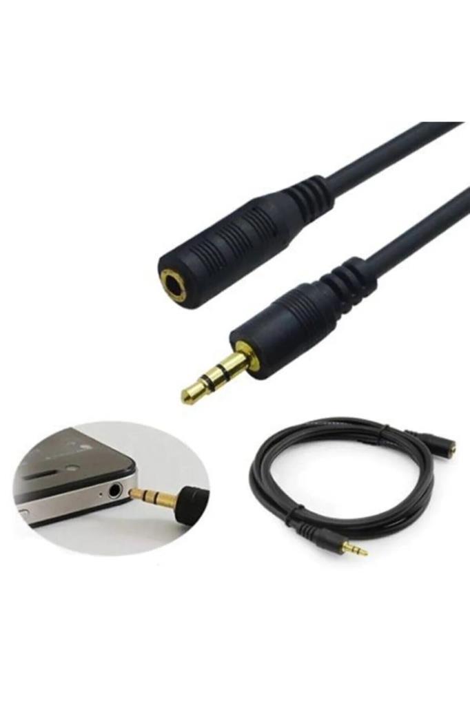 HQ 1,5 Metre Stereo Ses Uzatma Kablosu (Kulaklık) HQ 1,5 Metre Stereo Ses Uzatma Kablosu (Kulaklık)