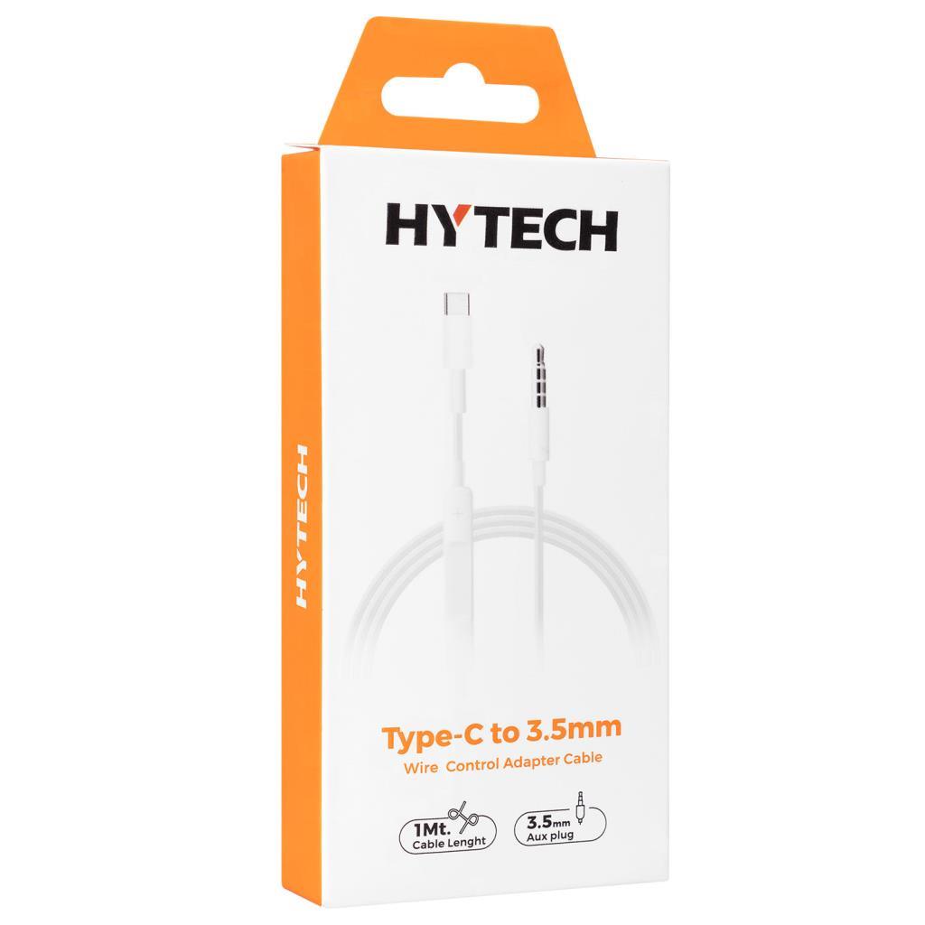 Hytech HY-XKO60 1m 3.5mm to TypeC Ses Kablosu Hytech HY-XKO60 1m 3.5mm to TypeC Ses Kablosu
