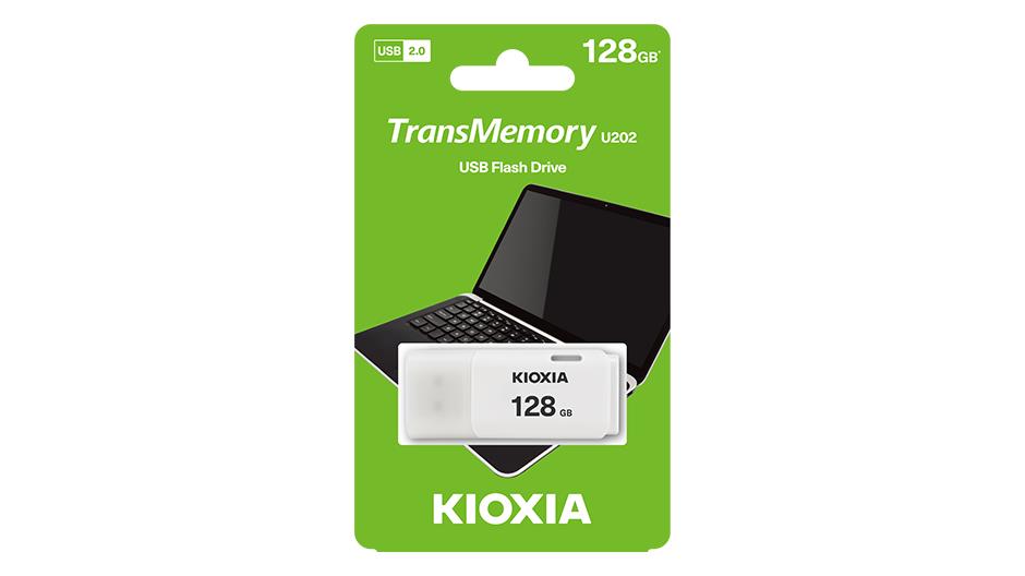 Kioxia 128GB U202 USB 2.0 Bellek LU202W0128GG4 Kioxia 128GB U202 USB 2.0 Bellek LU202W0128GG4