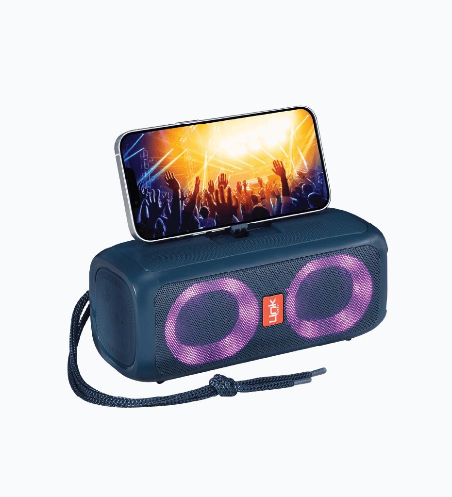 Linktech Q218 Gri 7W 90Db RGB Bluetooth Hoparlör Monbil Standlı Linktech Q218 Gri 7W 90Db RGB Bluetooth Hoparlör Monbil Standlı
