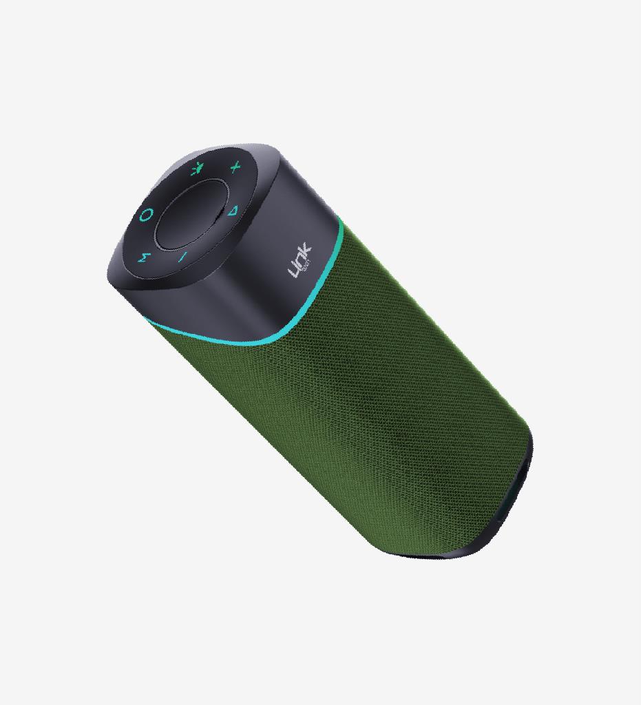 LinkTech R125 Yeşil Premium 20W IPX4 Sertifikalı Işıklı Bluetooth Hoparlör LinkTech R125 Yeşil Premium 20W IPX4 Sertifikalı Işıklı Bluetooth Hoparlör