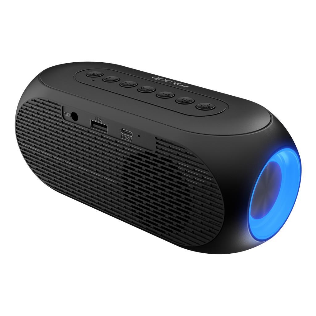 Mikado MD-W7 1200mAh 5W Siyah Bluetooth-Aux-Derece-Usb-FM Double Alarmlı Saat Speaker Mikado MD-W7 1200mAh 5W Siyah Bluetooth-Aux-Derece-Usb-FM Double Alarmlı Saat Speaker
