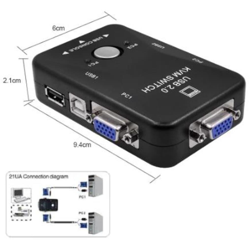 PrimeX PX-2740 USB KVM Switch 2 Port Manuel PrimeX PX-2740 USB KVM Switch 2 Port Manuel