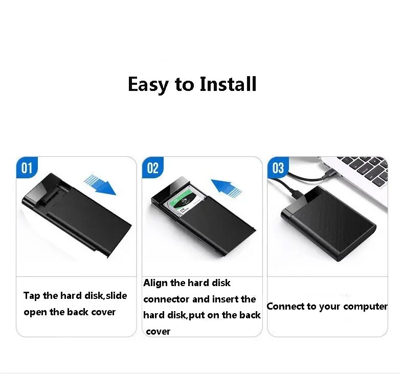 PrimeX PX-3200 Siyah USB3.0 Harddisk Kutusu, 2.5 PrimeX PX-3200 Siyah USB3.0 Harddisk Kutusu, 2.5