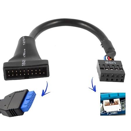 PrimeX PX-4584 Anakart USB 2.0 Girişi USB 3.0 Porta Çevirici kablo PrimeX PX-4584 Anakart USB 2.0 Girişi USB 3.0 Porta Çevirici kablo
