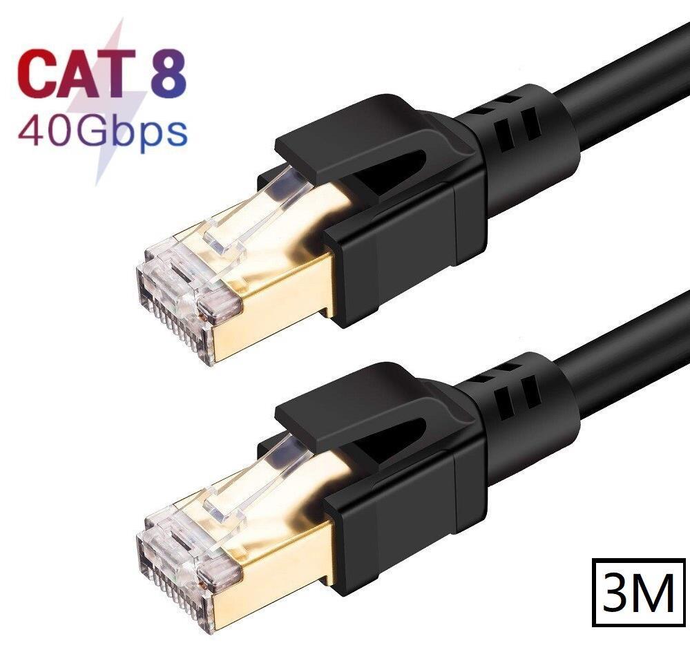 PrimeX PX-5215 3 Metre Cat8 Kablo, 40Gbps S/ftp 2000MHz Yüksek Hızlı İnternet Kablosu PrimeX PX-5215 3 Metre Cat8 Kablo, 40Gbps S/ftp 2000MHz Yüksek Hızlı İnternet Kablosu