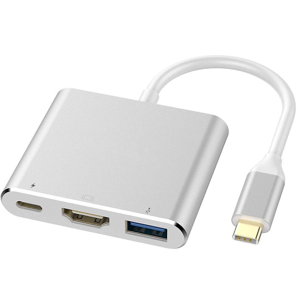 PrimeX PX-SW-U515 Gri Metal Type-C to 4K HDMI + USB 3.0 + PD şarj Çevirici Adaptör PrimeX PX-SW-U515 Gri Metal Type-C to 4K HDMI + USB 3.0 + PD şarj Çevirici Adaptör