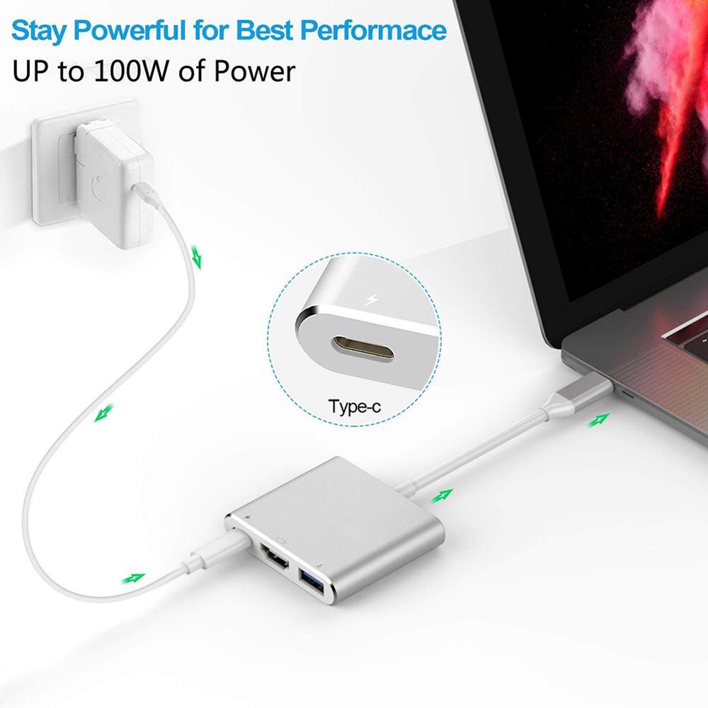 PrimeX PX-SW-U515 Gri Metal Type-C to 4K HDMI + USB 3.0 + PD şarj Çevirici Adaptör PrimeX PX-SW-U515 Gri Metal Type-C to 4K HDMI + USB 3.0 + PD şarj Çevirici Adaptör