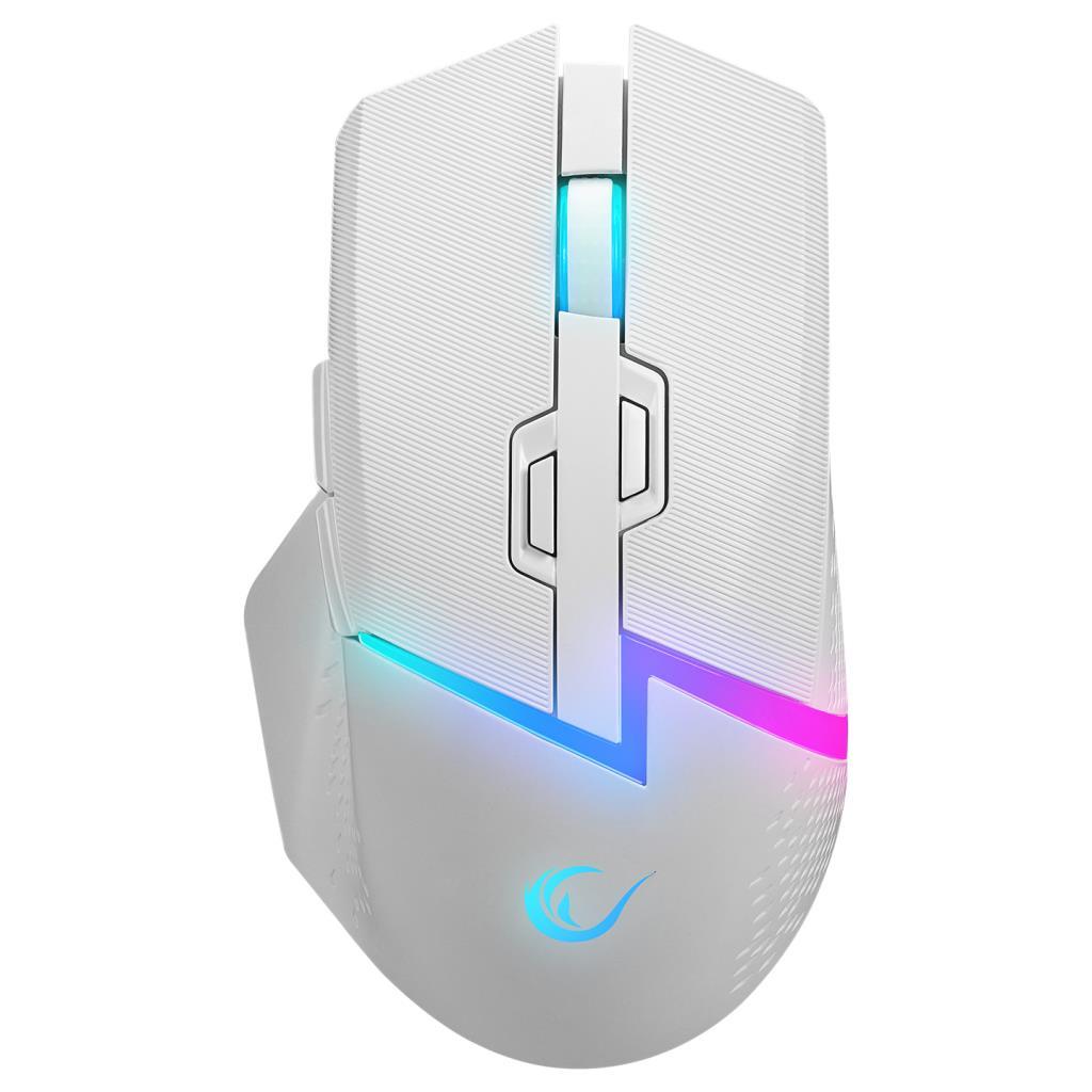 Rampage DROP M3 Beyaz RGB Şarjlı Kablolu/Kablosuz 10000DPI 10D Gaming Oyuncu Mouse Rampage DROP M3 Beyaz RGB Şarjlı Kablolu/Kablosuz 10000DPI 10D Gaming Oyuncu Mouse