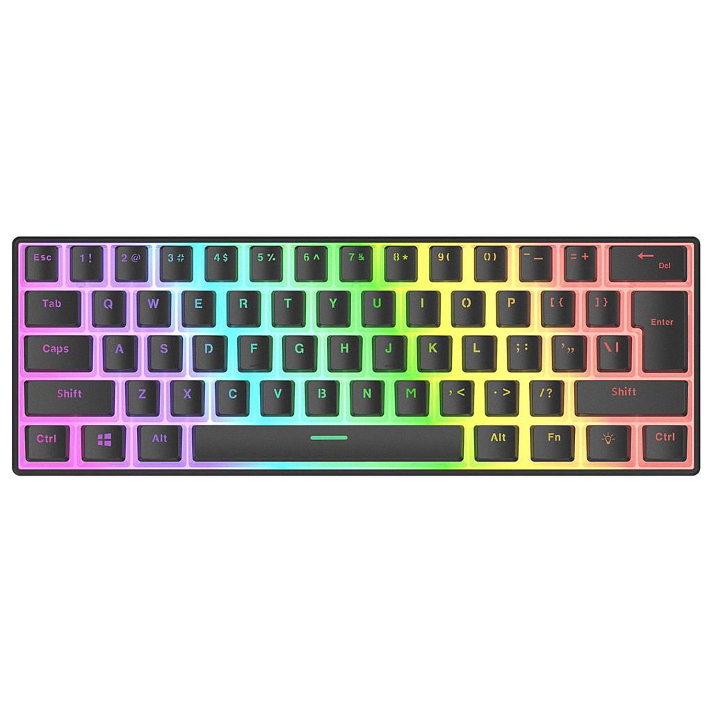 Rampage RADIANT K11 Siyah Type-C Bağlantılı RGB Puding Tuşlu US Layout Red Switch Gaming Oyuncu Klavye (OUTLET) Rampage RADIANT K11 Siyah Type-C Bağlantılı RGB Puding Tuşlu US Layout Red Switch Gaming Oyuncu Klavye (OUTLET)
