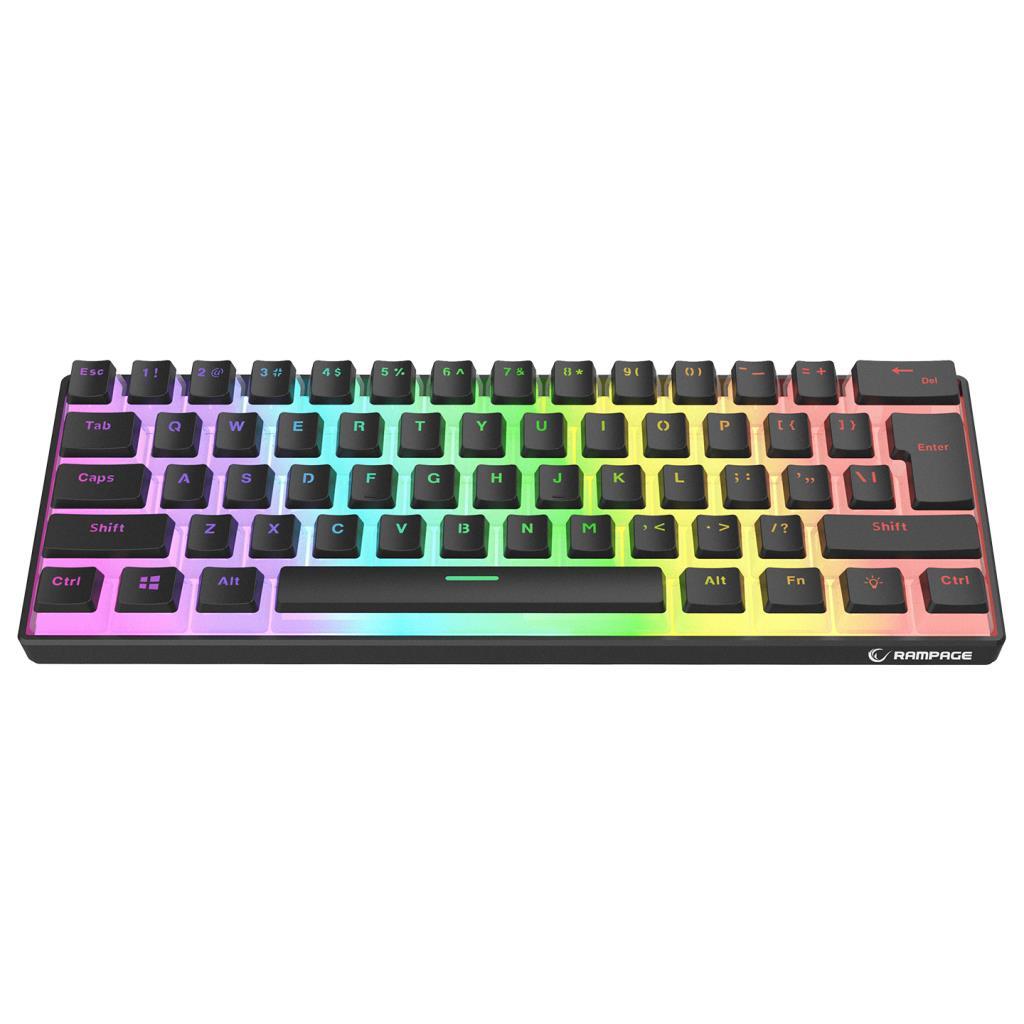 Rampage RADIANT K11 Siyah Type-C Bağlantılı RGB Puding Tuşlu US Layout Red Switch Gaming Oyuncu Klavye (OUTLET) Rampage RADIANT K11 Siyah Type-C Bağlantılı RGB Puding Tuşlu US Layout Red Switch Gaming Oyuncu Klavye (OUTLET)