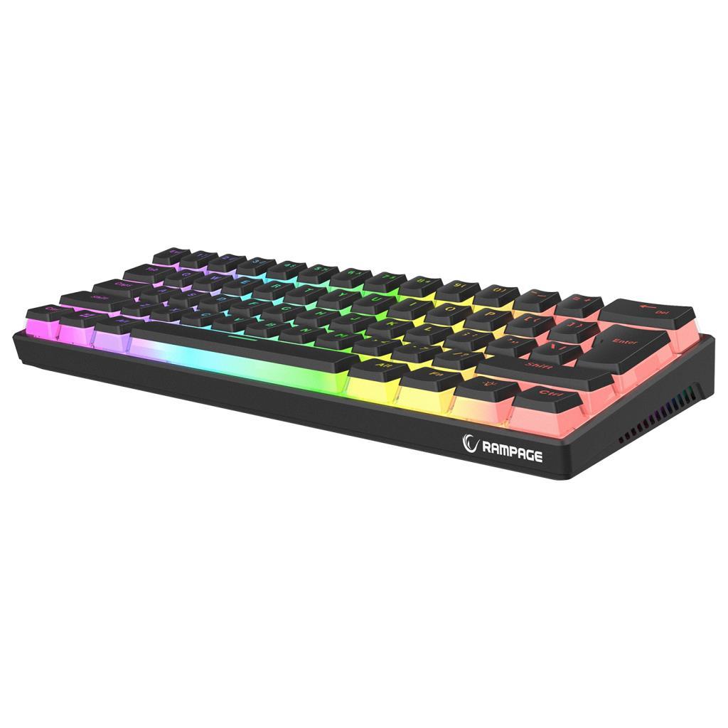 Rampage RADIANT K11 Siyah Type-C Bağlantılı RGB Puding Tuşlu US Layout Red Switch Gaming Oyuncu Klavye (OUTLET) Rampage RADIANT K11 Siyah Type-C Bağlantılı RGB Puding Tuşlu US Layout Red Switch Gaming Oyuncu Klavye (OUTLET)
