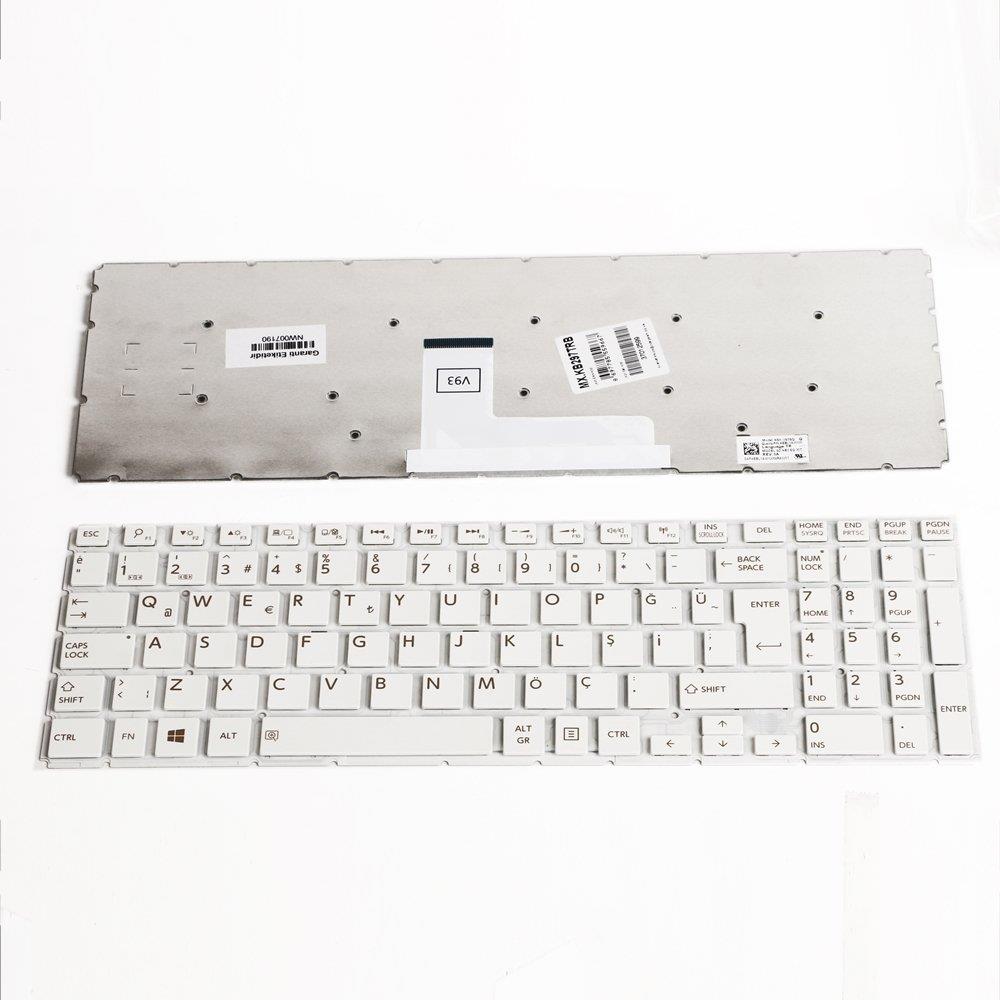 RETRO NBKL893W Toshiba Satellite L50-B Uyumlu Notebook Klavyesi - Beyaz - TR RETRO NBKL893W Toshiba Satellite L50-B Uyumlu Notebook Klavyesi - Beyaz - TR