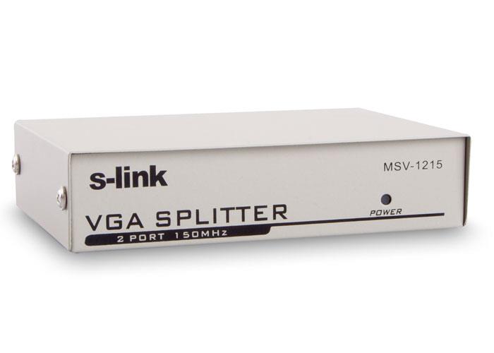 S-link MSV-1215 2 VGA 150Mhz Monitör Çoklayıcı S-link MSV-1215 2 VGA 150Mhz Monitör Çoklayıcı