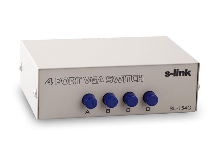S-link SL-154C 4 VGA Switch S-link SL-154C 4 VGA Switch