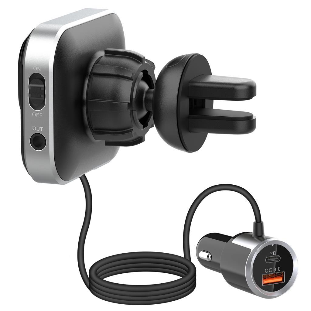 S-link SL-BT405 RGB Bluetooth V5.0 Geniş Led Ekran+TF Kart Çİft USB QC3.0 ve PD18W Hızlı Şarj FM Transmitter S-link SL-BT405 RGB Bluetooth V5.0 Geniş Led Ekran+TF Kart Çİft USB QC3.0 ve PD18W Hızlı Şarj FM Transmitter