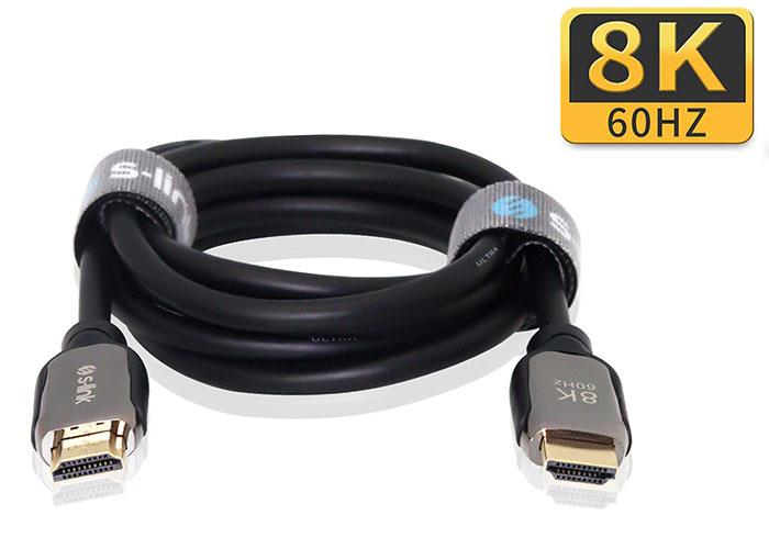 S-link SL-H8K01 HDMI TO HDMI 1.5m 8K Ultra HDR 2.1V 7680P Metal Kılıflı Kablo S-link SL-H8K01 HDMI TO HDMI 1.5m 8K Ultra HDR 2.1V 7680P Metal Kılıflı Kablo