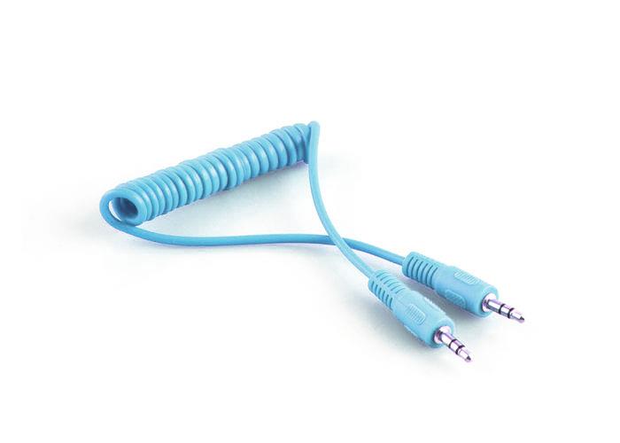 S-link SL-SP5 1m Stereo M/M Mavi Spiral Ses Kablosu S-link SL-SP5 1m Stereo M/M Mavi Spiral Ses Kablosu