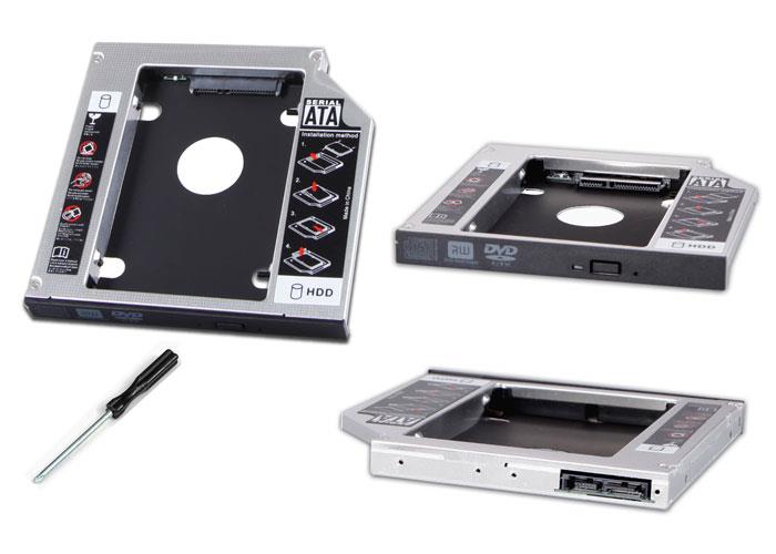 S-link SL-SSD9 SATA to SATA 9.5mm Notebook Ekstra Hdd Yuvası S-link SL-SSD9 SATA to SATA 9.5mm Notebook Ekstra Hdd Yuvası