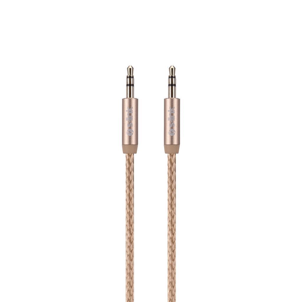 S-link Swapp SW-C1 1m Stereo 3.5 to 3.5 Gold Stereo Kablo S-link Swapp SW-C1 1m Stereo 3.5 to 3.5 Gold Stereo Kablo