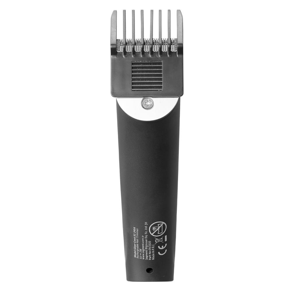 Silver Crest SC-2454 1 Ayarlanabilir Taraklı Led Şarj Göstergeli Şarjlı Saç Sakal Traş Makinesi Tek - Siyah Silver Crest SC-2454 1 Ayarlanabilir Taraklı Led Şarj Göstergeli Şarjlı Saç Sakal Traş Makinesi Tek - Siyah