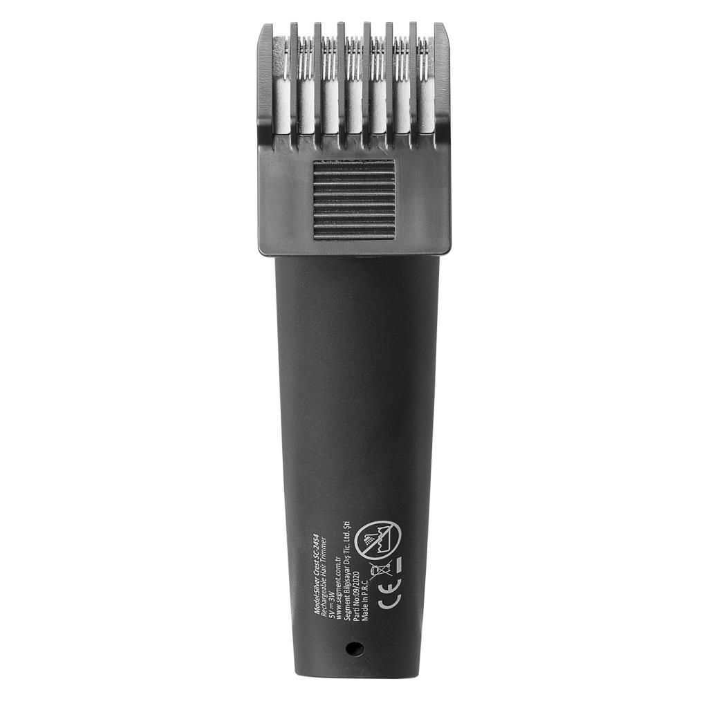Silver Crest SC-2454 1 Ayarlanabilir Taraklı Led Şarj Göstergeli Şarjlı Saç Sakal Traş Makinesi Tek - Siyah Silver Crest SC-2454 1 Ayarlanabilir Taraklı Led Şarj Göstergeli Şarjlı Saç Sakal Traş Makinesi Tek - Siyah